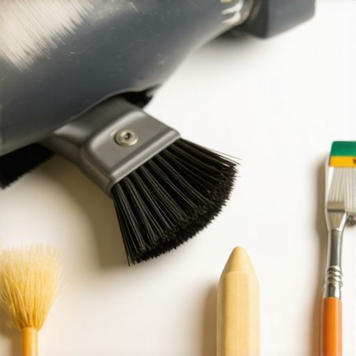 A barista cleaning and calibrating a high-end coffee grinder in a professional setup