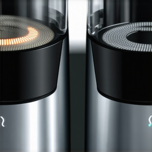 Visual of burrs with heat zones indicating temperature variations